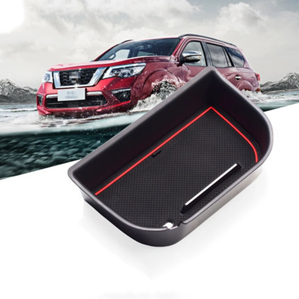 

Car Armrest Storage Box For Nissan Terra Interior Armrest Storage Organizer Tray With Anti-Slip Mat Glove Pallet,Center Console