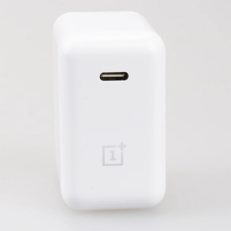 Оригинальное зарядное устройство OnePlus 8 T Warp Charge 65 белое стандарта ЕС и США кабель