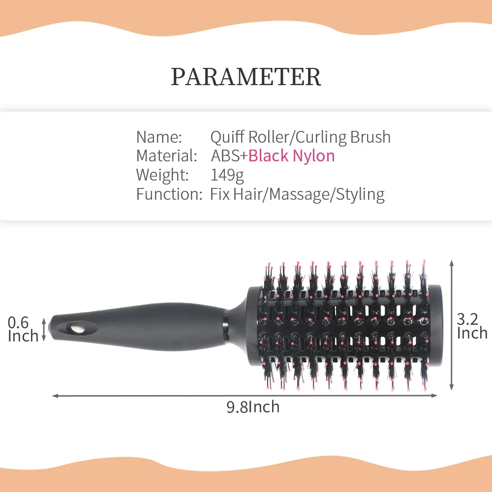 

Men and Women Nylon Needle Anti-static Massage Hair Comb Styling Hair Curl Comb Anti-static Styling Hair Comb