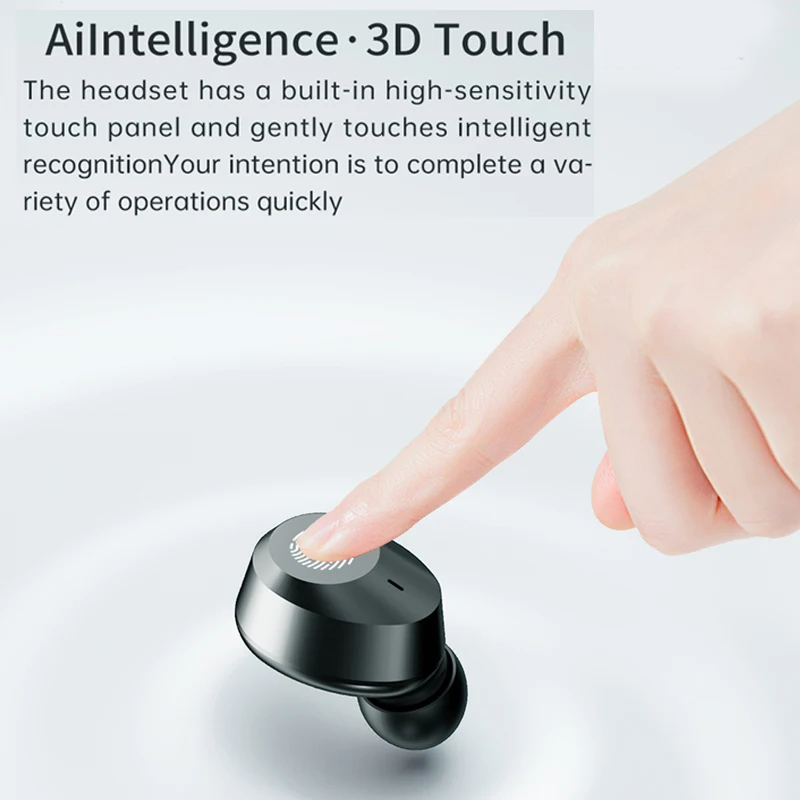 TWS Wireless Headphone with Microphone M5 Bluetooth Earphone HiFi Stereo Sports Headset 3D Touch Control Earbuds for Smartphone |