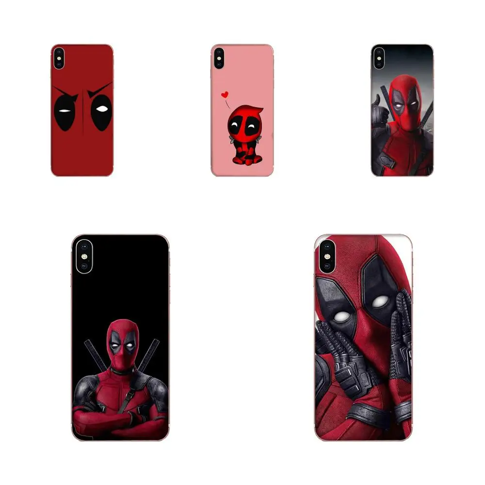 Мягкий ТПУ чехол для мобильного телефона Marvel Deadpool Galaxy Grand A3 A5 A7 A8 A9 A9S On5 On7 Plus Pro Star