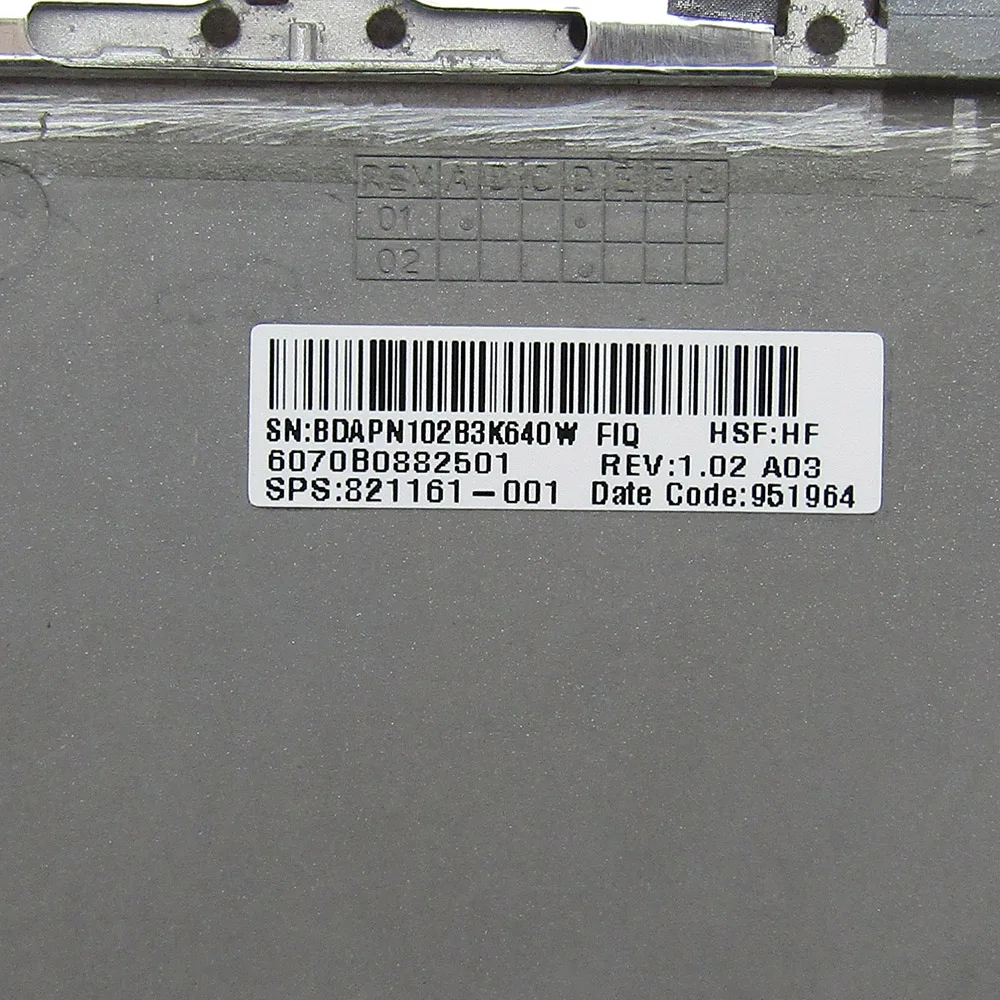 

New Original For HP EliteBook 745 840 G3 G4 LCD Back Lid Cover Silver Top Rear Case 821161-001 Laptop 6070B0882501 Housing
