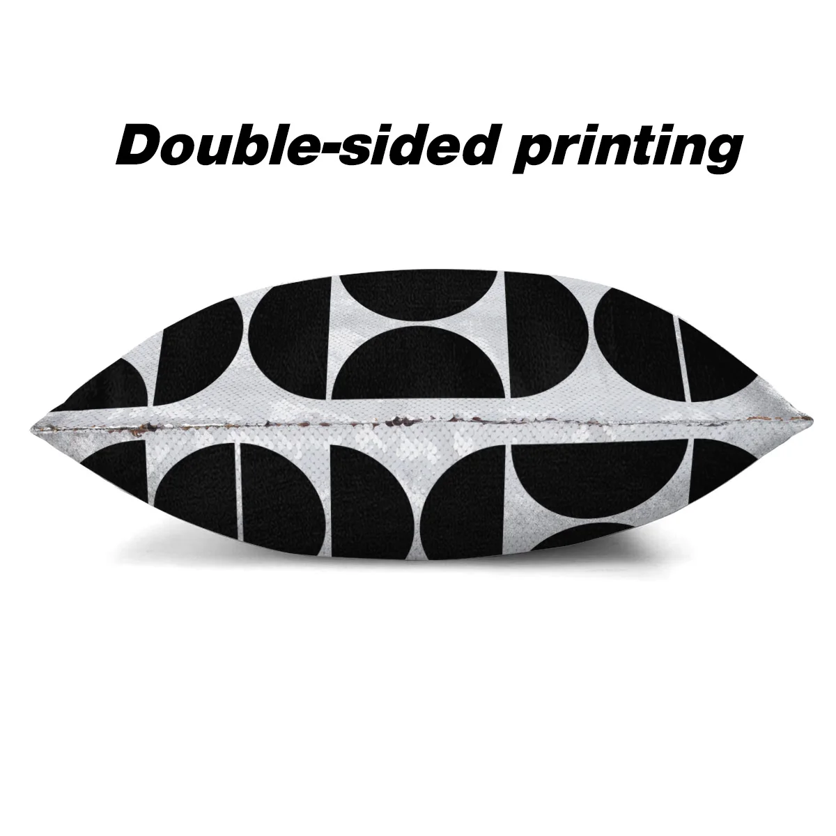 Mid Century современный геометрический черный чехол с русалочкой и блестками