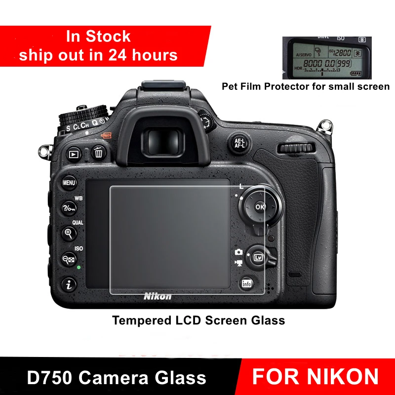 Закаленное стекло D750 защитное самоклеящееся основной ЖК дисплей + Защитная