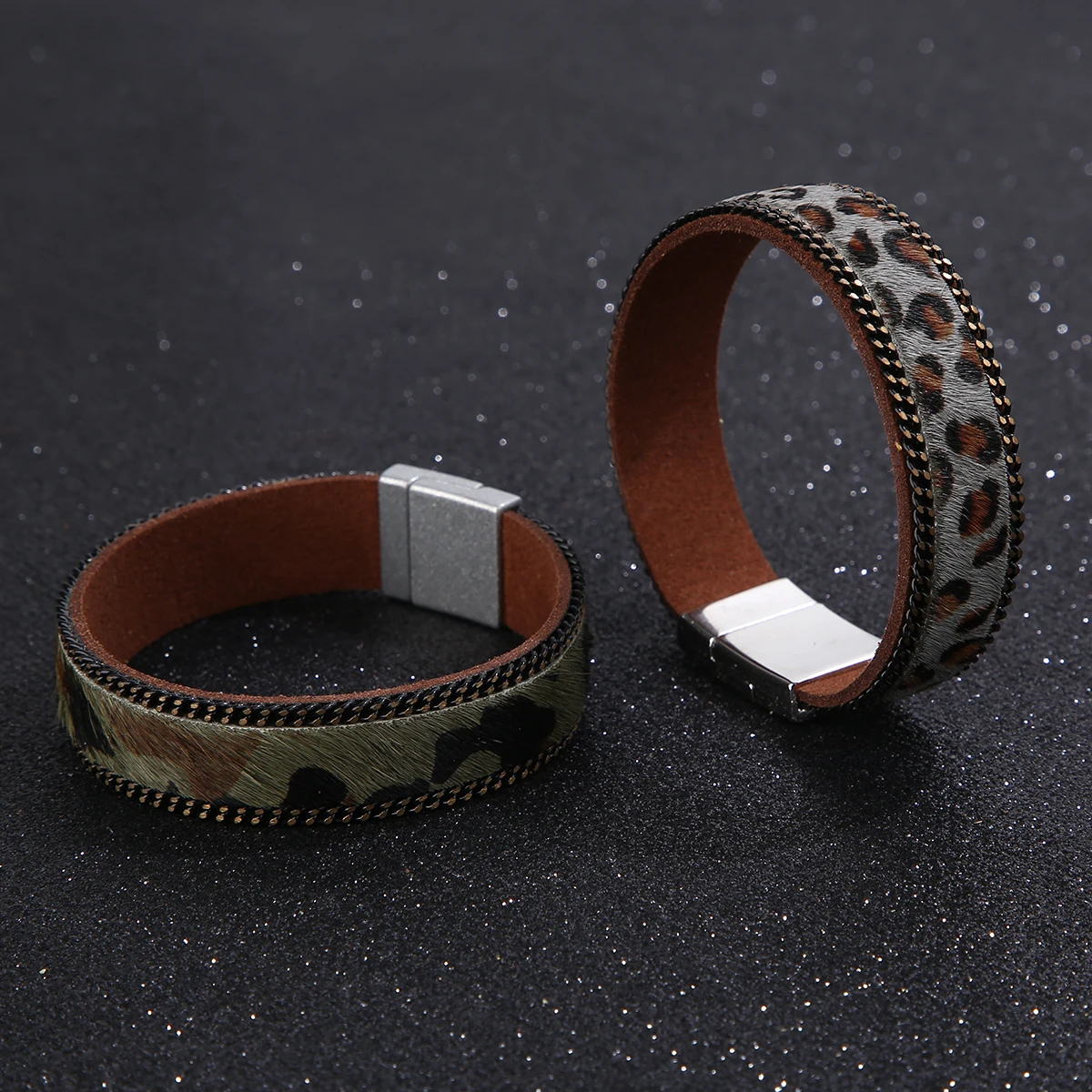 Женский браслет ручной работы из конского волоса Fahion магнитный с пряжкой