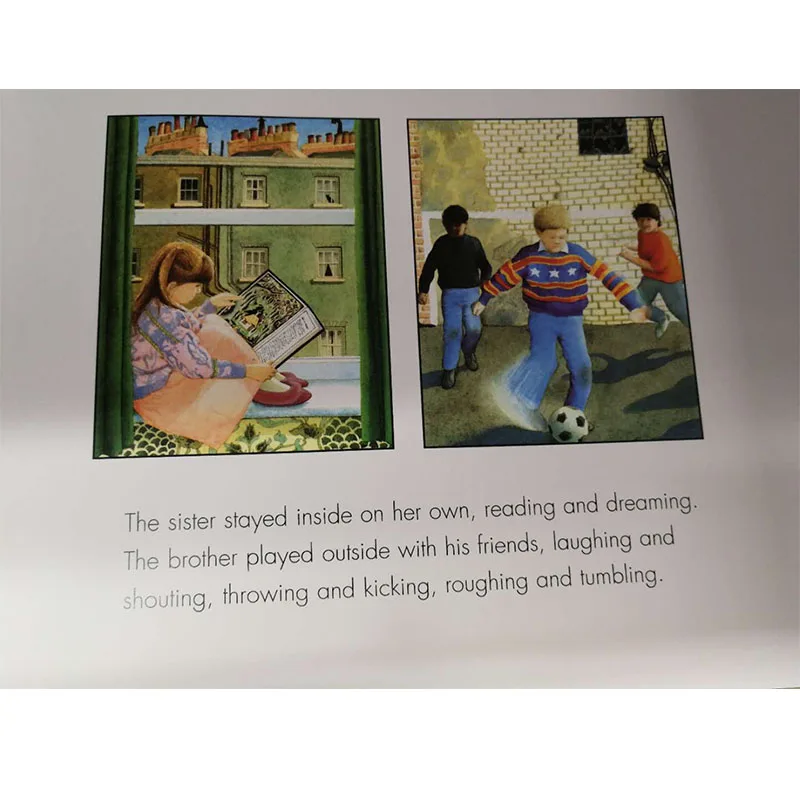 THE TUNNEL By Anthony Browne обучающая английская книга с картинками карта для детей подарки
