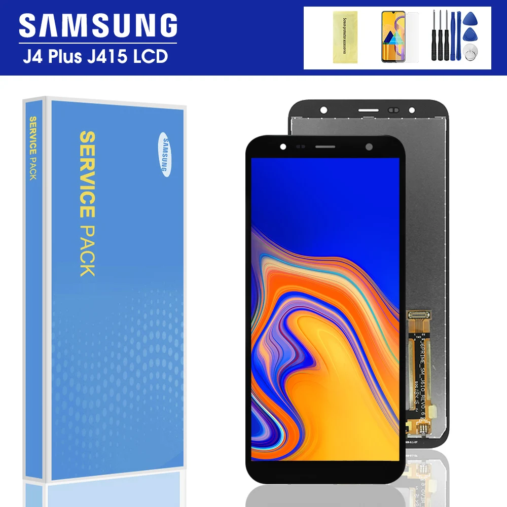 Оригинальный 6 0 &quotЖК дисплей для Samsung Galaxy J4 + 2018 плюс J415 J415F J410 J6 Prime J610 ЖК с