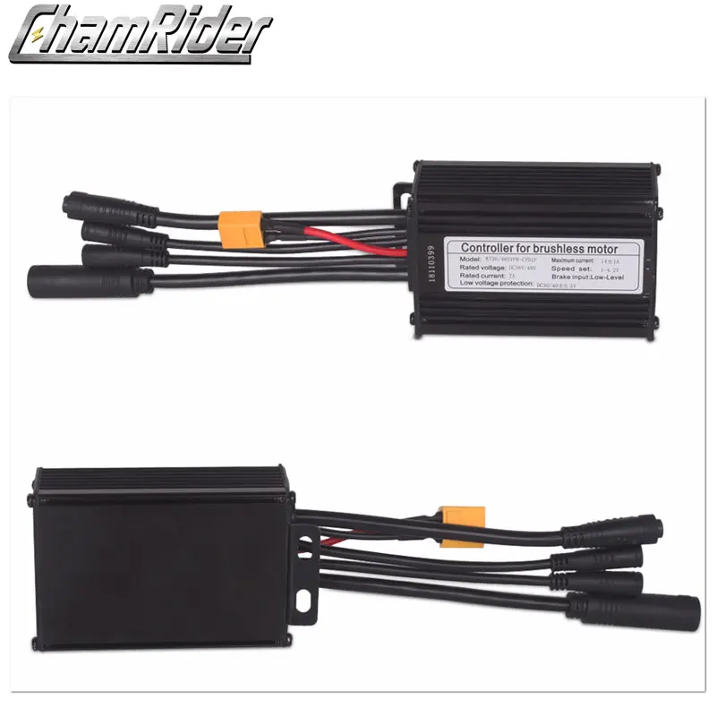 Водонепроницаемый разъем 36V 250W 48V 350W 14A 6 Mosfet Электрический велосипед бесщеточный контроллер синусоидальный сигнал KT серии Поддержка светодиодный ЖК-дисплей