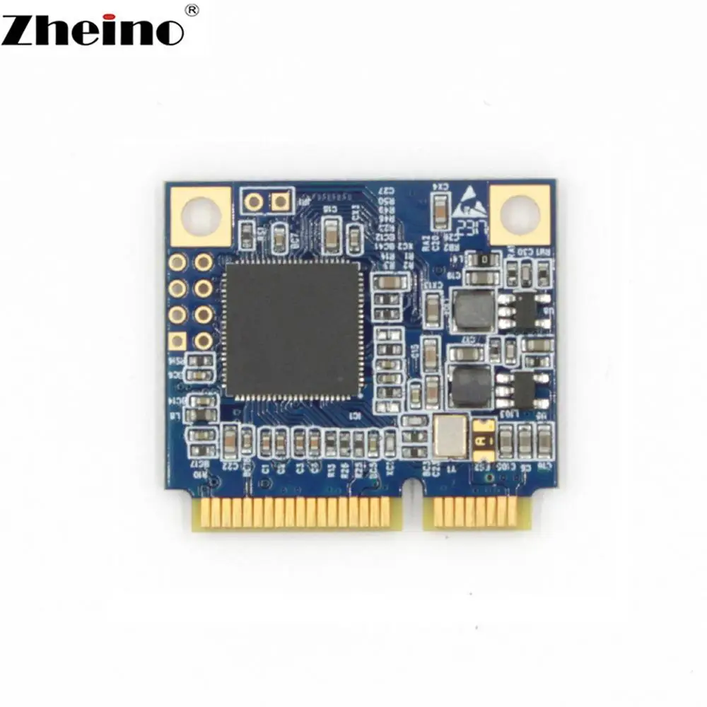 Zheino Половинный размер mSATA 128 Гб SSD 2D MLC Mini PCIe половина mSATA3 Внутренний твердотельный