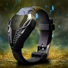 Часы Chasy светодиодные для мальчиков и девочек, модные цифровые наручные часы с силиконовым кольцом, с уникальным дизайном, подарок, 2021