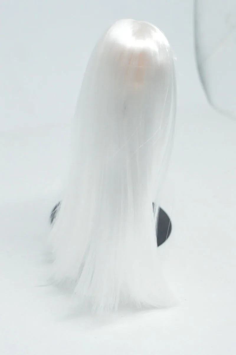 

1/6 Scale Female Head Carving Hair Set 2.0 Hair Wig Straight /Curly Hair Fit 12" Female Action Figure Body