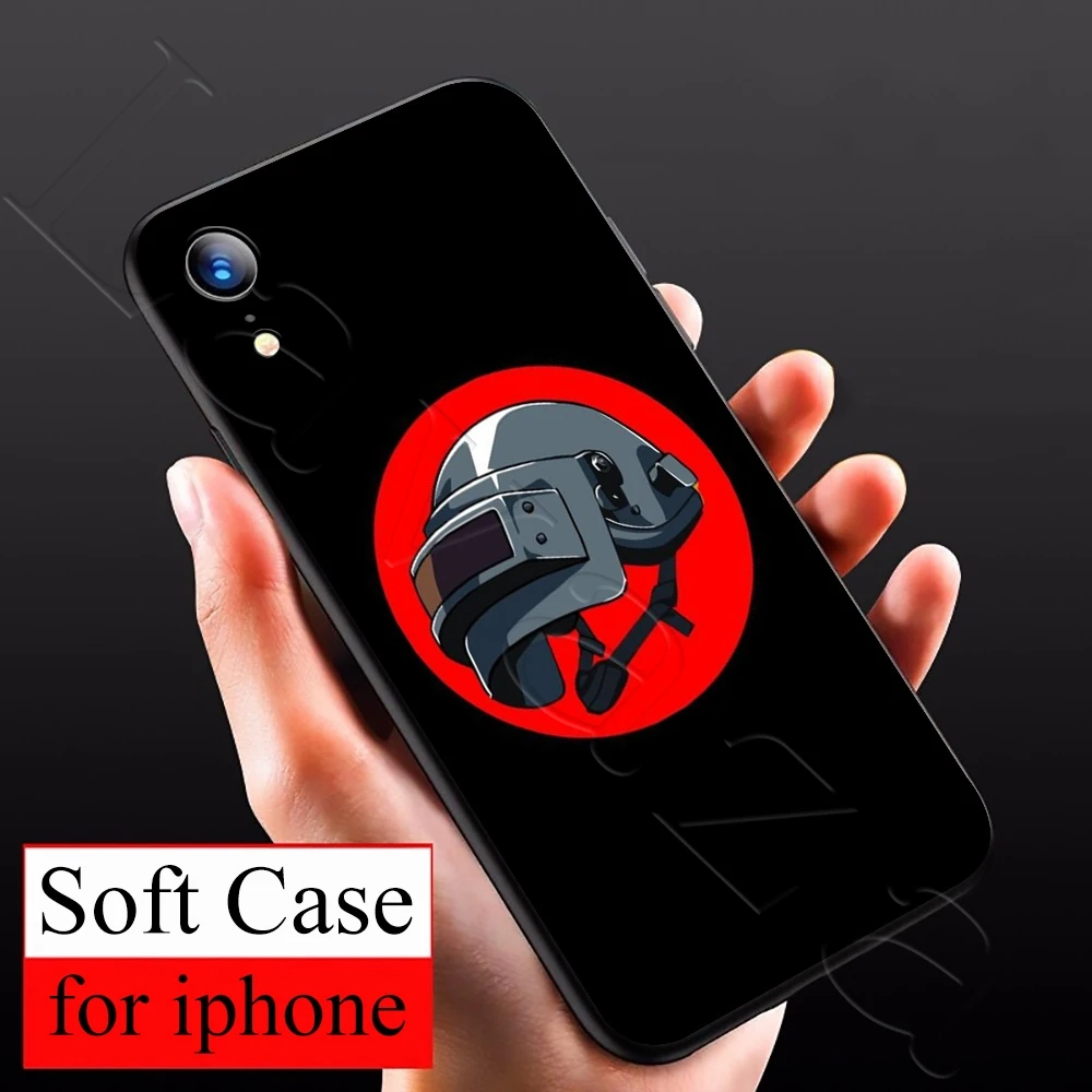 Lavaza PUBG Silicone Soft Case for iPhone 12 Mini 11 Pro XS Max XR X 8 7 6 6S Plus 5 5S SE | Мобильные телефоны и