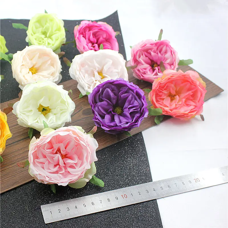5 шт. свадебные цветы Камелия вечерние венки для украшения дома рукоделие