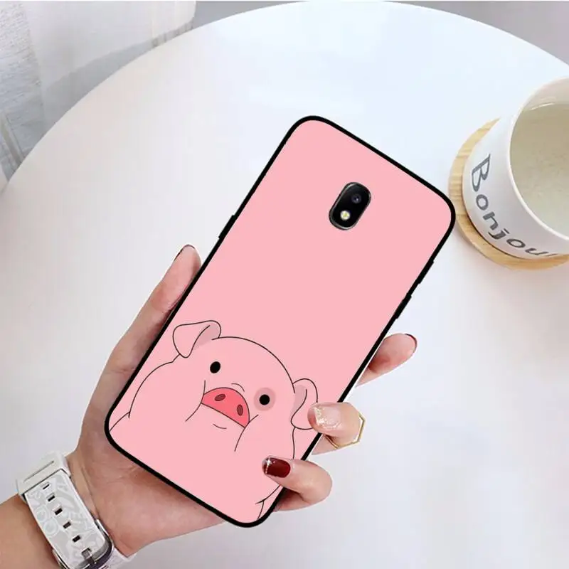 

YNDFCNB Cartoon Funny Pig Phone Case For Samsung Galaxy J7 PRIME J2Pro2018 J4 Plus J5 PRIME J6 J7 Duo Neo J737 J8