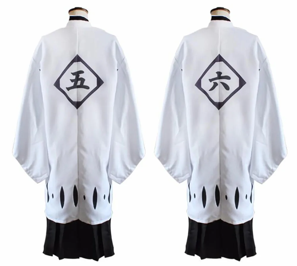 Аниме Блич Kyouraku Shunsui Kenpachi Zaraki косплей костюм белый плащ капитан Плащ Хэллоуин для