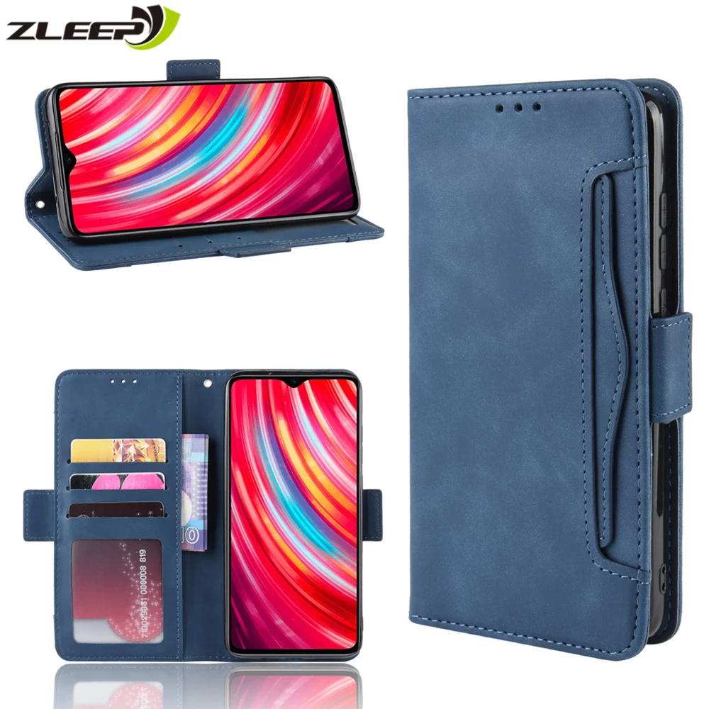 Кожаный чехол кошелек для Xiaomi Mi Poco X3 NFC 10 10T Lite 9 SE CC9 Pro CC9E Redmi Note 7 8 8A 8T K30 K20 9T Чехол