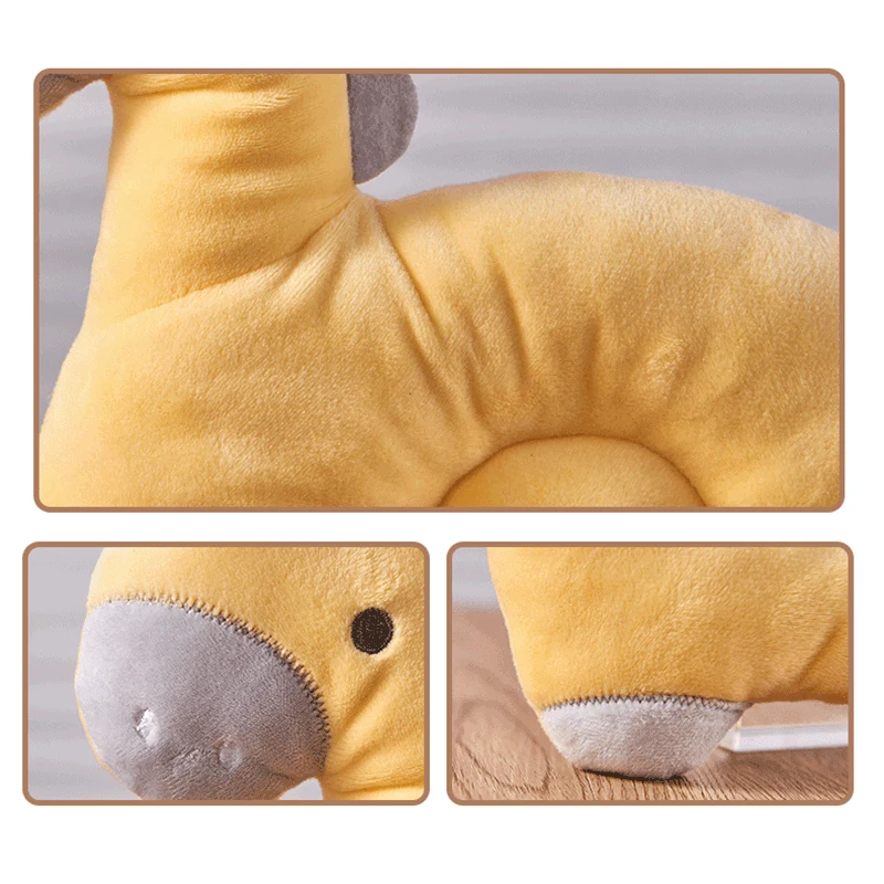 

Baby Newborn Lovely Elephant Pattern Baby Shape Pillow Soft PP Cotton Toddler Children Protective Cushion Baby Safe Care