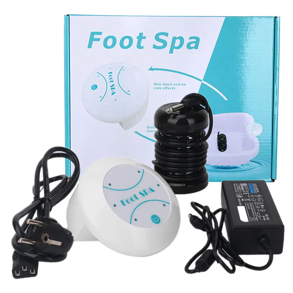 

Home Ion Cleanse Detox Foot Aqua Cell Spa Foot Bath Array Aqua Spa Relax Ionic Detox Device Machine Men Women Health Care Tools