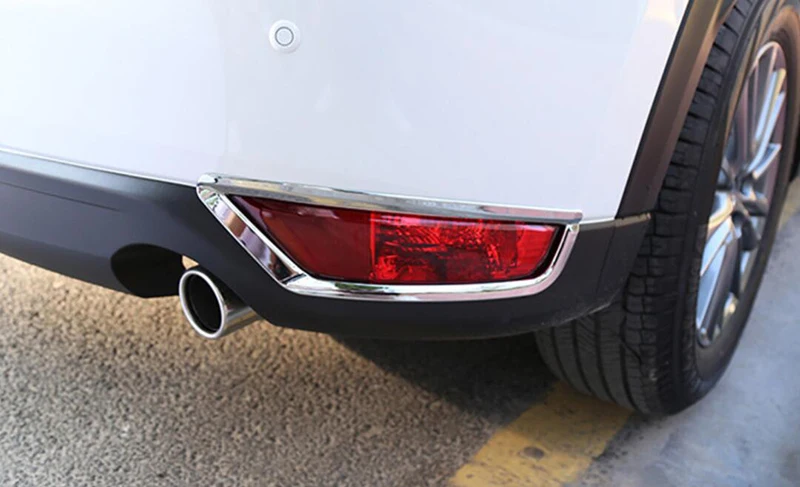 2 шт. автомобильный корпус ABS Хромированная накладка задняя лампа заднего