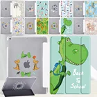 Умный чехол для планшета Apple iPad 10,2 дюйма 9 поколения 2021 регулируемые Чехлы для Ipad чехол тройного сложения + ручка