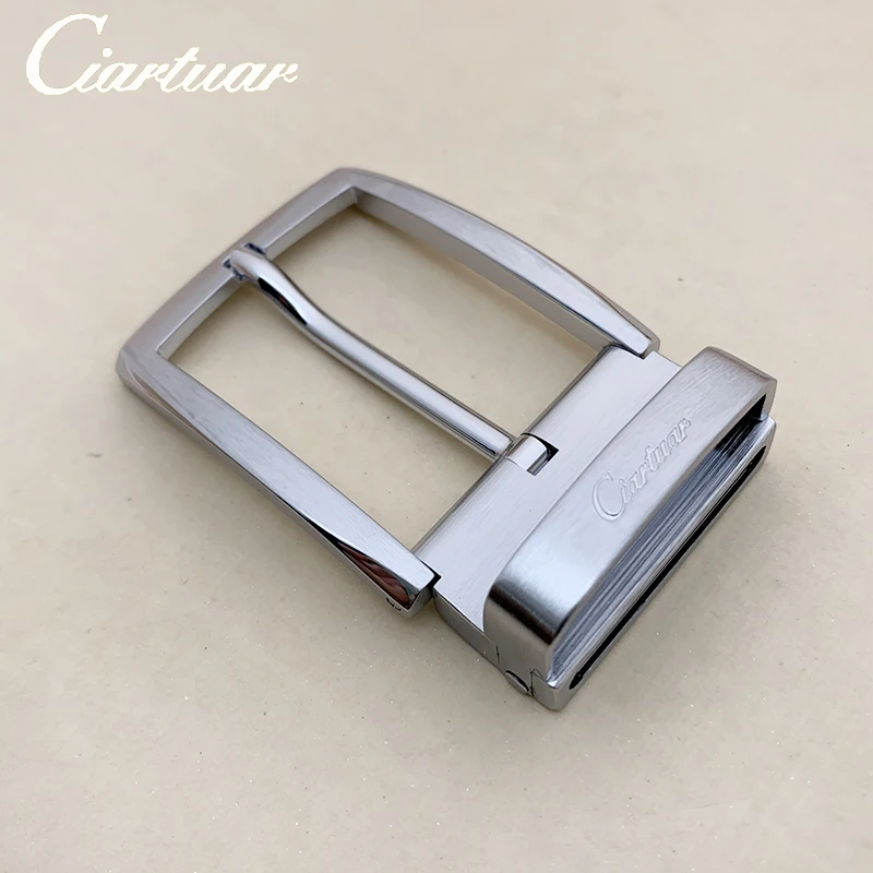 2023 new design belt high quality for men 3.4cm 3.3cm strap trousers suit ciartuar gold sliver pin buckle free shipping