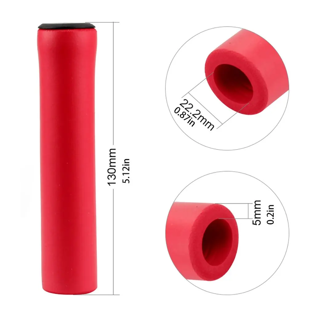

High Quality Mountain Bike Color Soft Sponge Handle Set New Imported Silicone Anti-skid Grip Bicycle Accessories