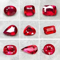 1pcs wisdom and guardian stone 3a mozambique ruby corundum spinel various shapes mosaic jewelry diy pigeon blood red aaa 5 7mm
