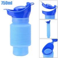 1pc portable outdoor pee pot stretchable children adults camping urinal emergency car auto travel toilet 750ml
