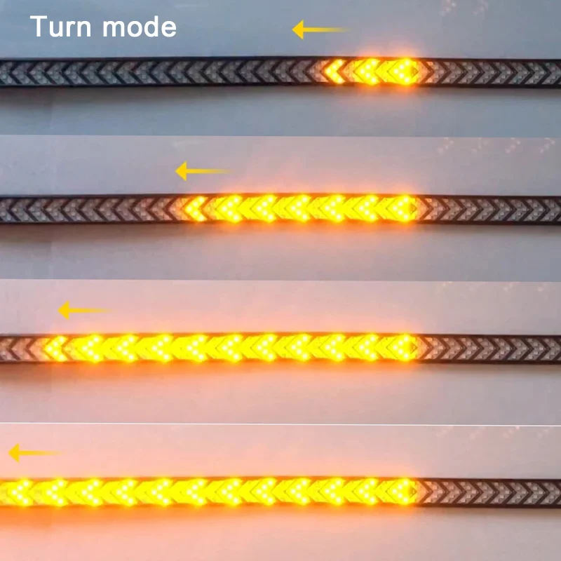 

60 inch Car LED Tail Light Strip For Pickup Trailer SUV LED Tailgate Light Bar Drving Braking Flowing Turn Signal Lights 2021