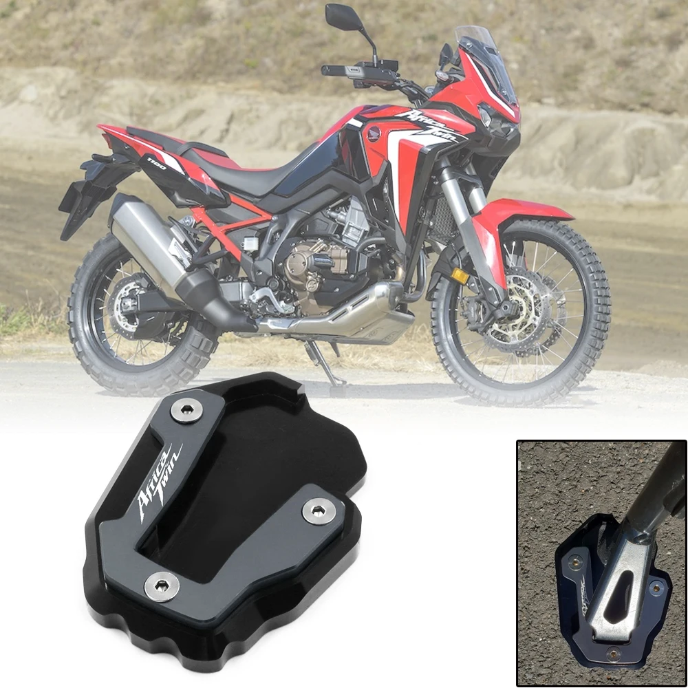 

Motorcycle Kickstand Foot Side Stand Extension Pad Support Plate For Honda CRF1100L CRF 1000 L Africa Twin CRF1100 L 2017- 2022