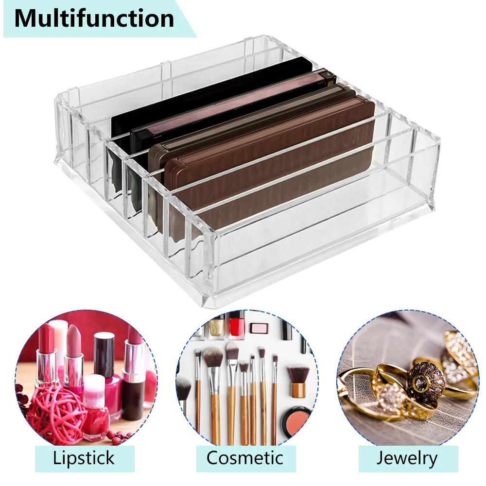 1pc Muti-size Desktop/Drawer Makeup Organizer Storage Box Cosmetic Holder Lipstick Organiser Transparent Tools Case | Дом и сад