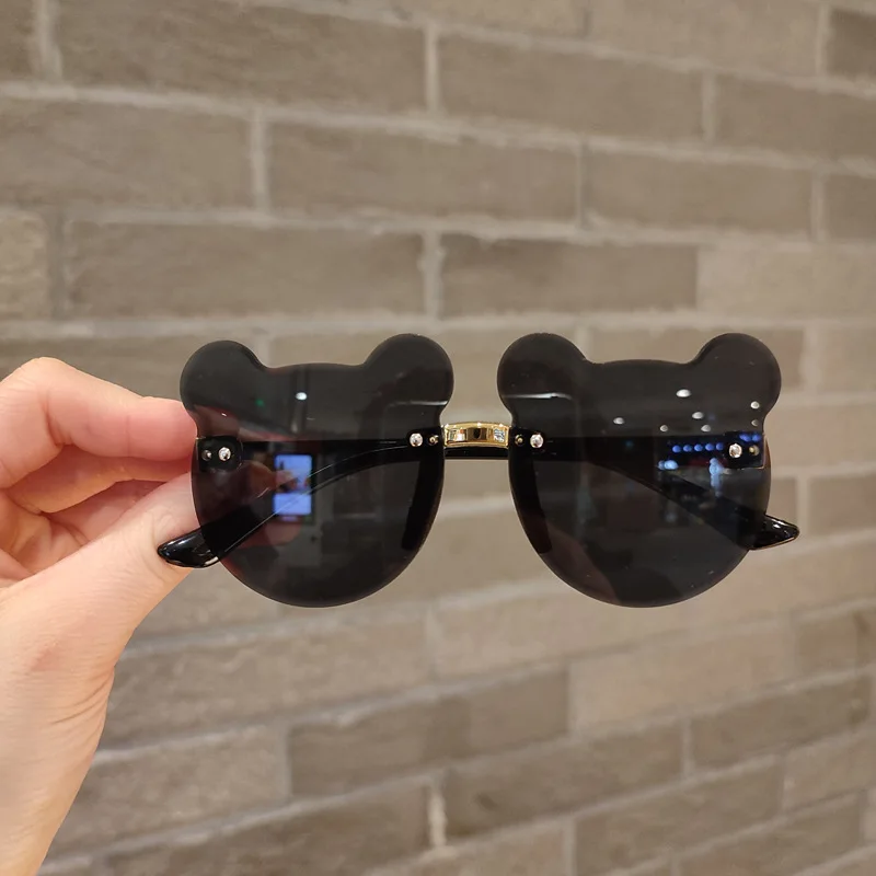 

Zilead новые Мультяшные детские солнцезащитные очки в форме медведя для девочек и детей солнцезащитные очки круглые уличные очки для маленьки...