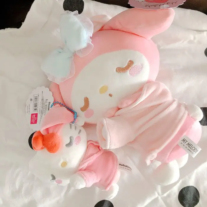 Плюшевые спящие игрушки Takara Tomy Sanrio пушистая набивная котенка моя мелодия курми