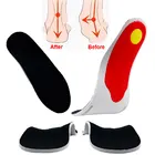 3D стельки с высоким супинатором, ортопедические гелевые, поддержка плоскостопия, для мужчин и женщин, от боли в ступнях