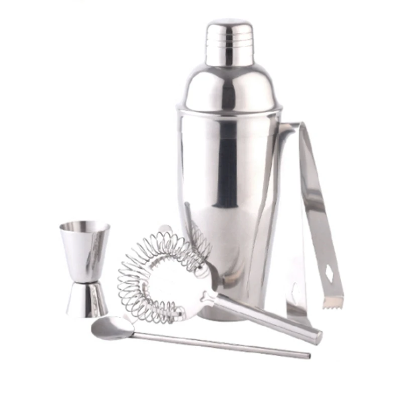 

Набор коктейльных шейкеров из нержавеющей стали, Коктейльные шейкеры и принадлежности для бармена, барные инструменты и подарочный набор д...
