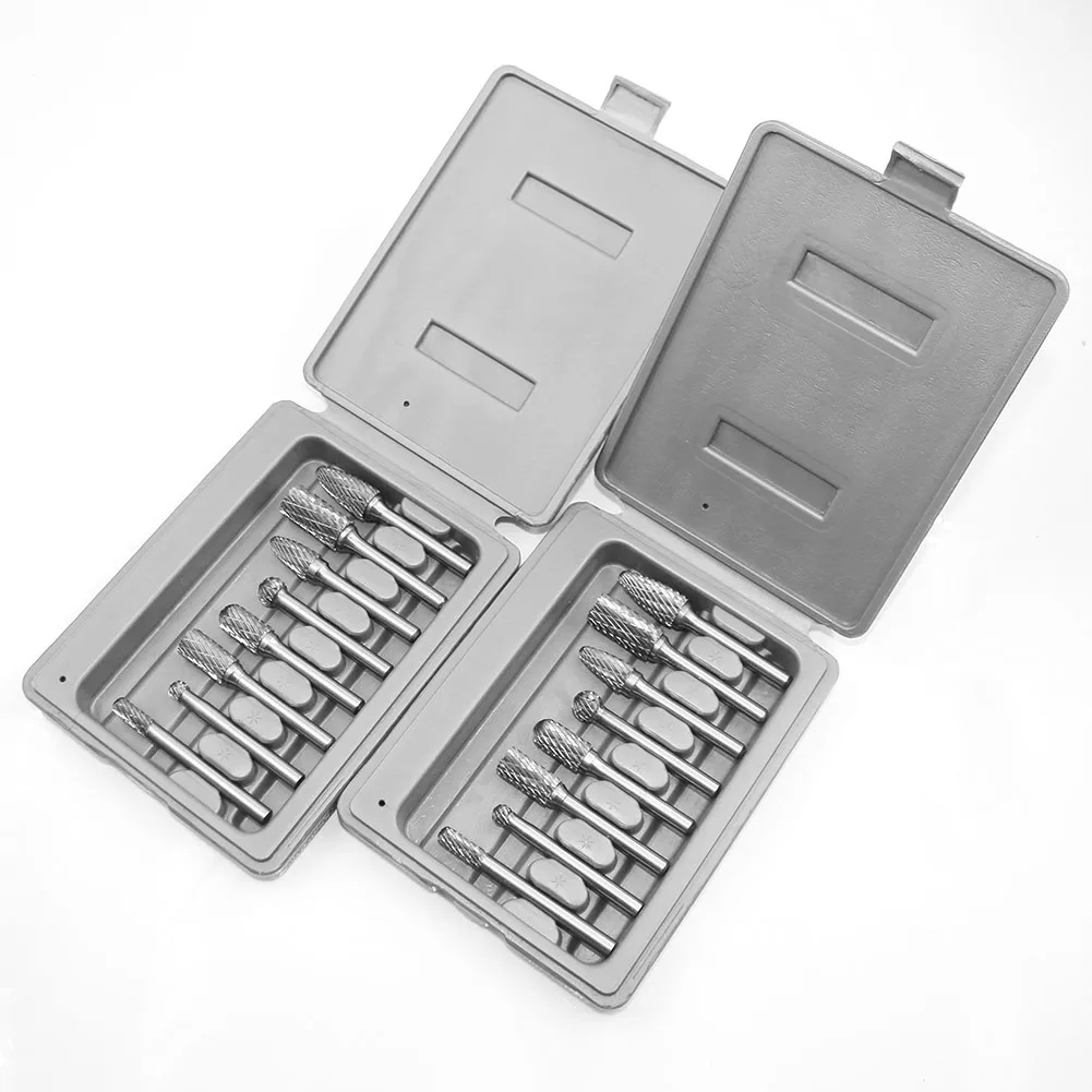 

Hot Sale Concrete Granite Stone Ceramics Tools 8pcs Carbide Rotary Files Woodworking Grinding Carving Rasp Electric Grinder