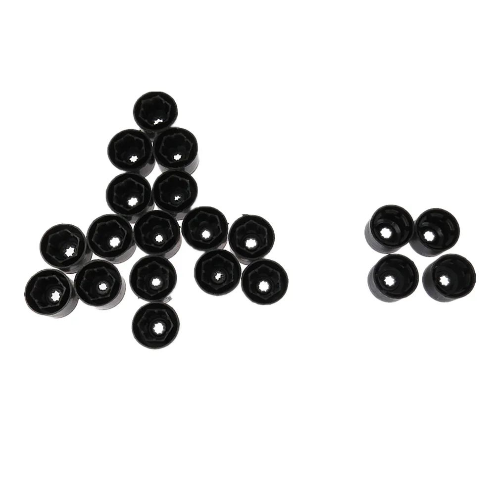 

SCJYRXS Qty20 Wheel Lug Nut Cover Bolt Caps For VW Golf MK5 Passat B6 Rabbit Touran Eos Fox Pheaton 1K0 601 173 A 1K0601173
