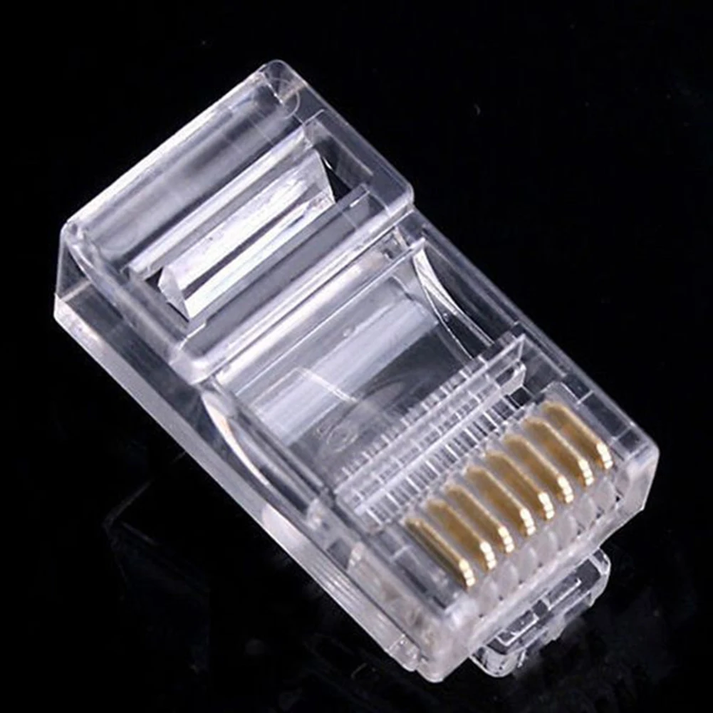 Сетевые разъемы 25 шт. RJ45 RJ 45 CAT5 модульный разъем сетевой для Cat5 Cat5e Cat6 кабель| |