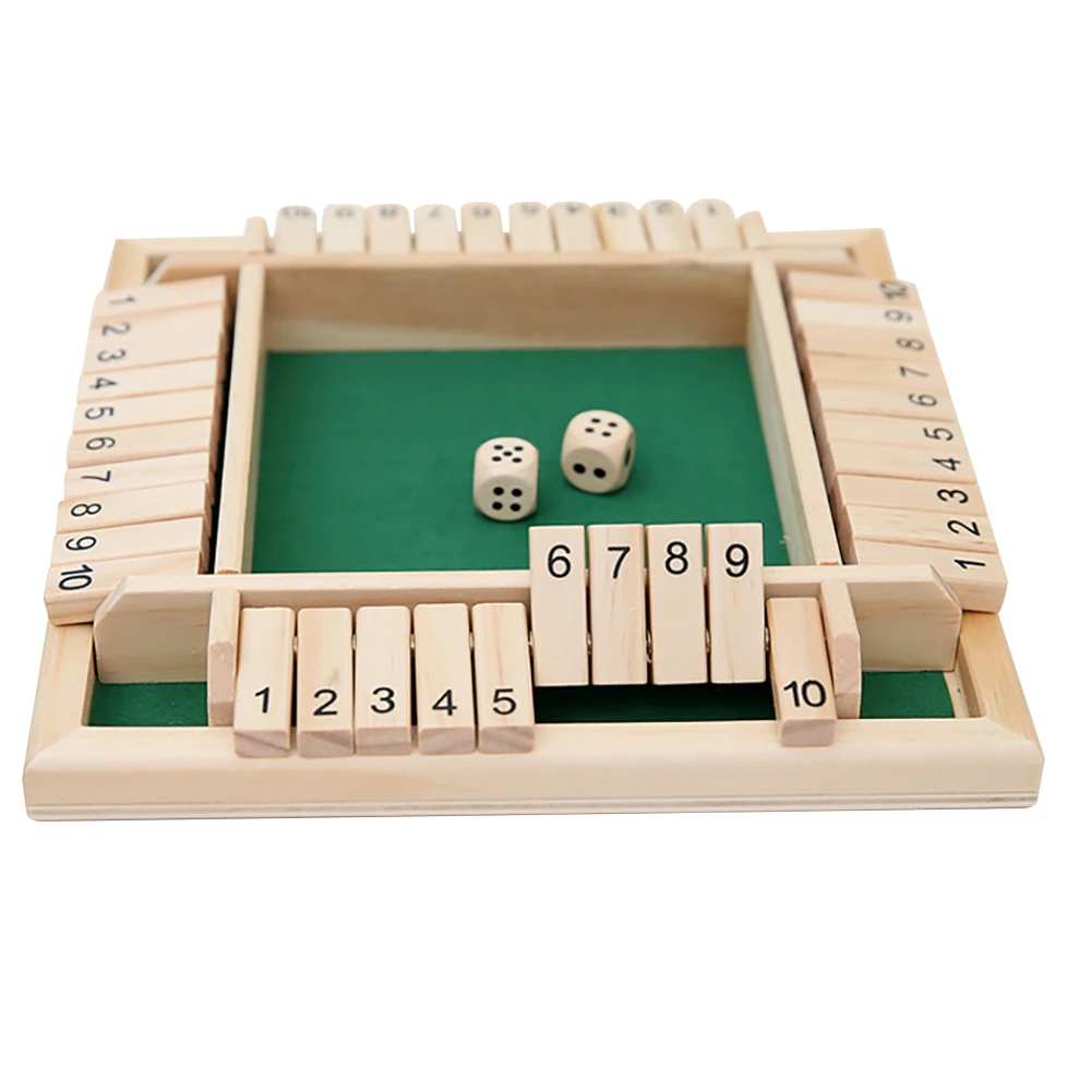 

Игра в кости 4-сторонняя для детей и взрослых, большая деревянная настольная смарт-игра для обучения чисел, стратегии управления рисками