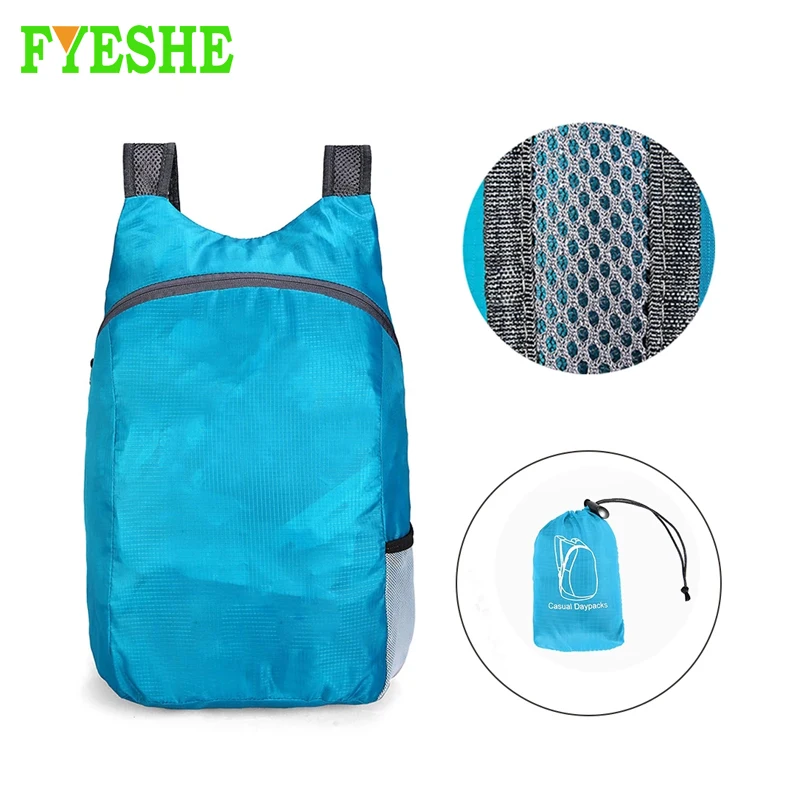 20 л легкая водонепроницаемая сумка для кемпинга тренажерного зала складной