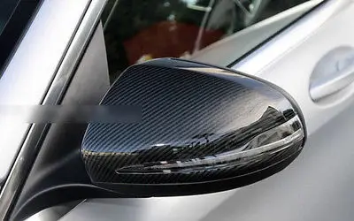 

Real Carbon Fiber Side Door Mirror Cover Trim For Benz C-Class W205 2014 2015