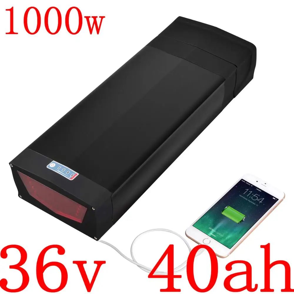36V 500W 1000W Батарея литиевый аккумулятор для скутера е байка 36В 13AH 15AH 18AH 20AH 22AH 25AH 30AH