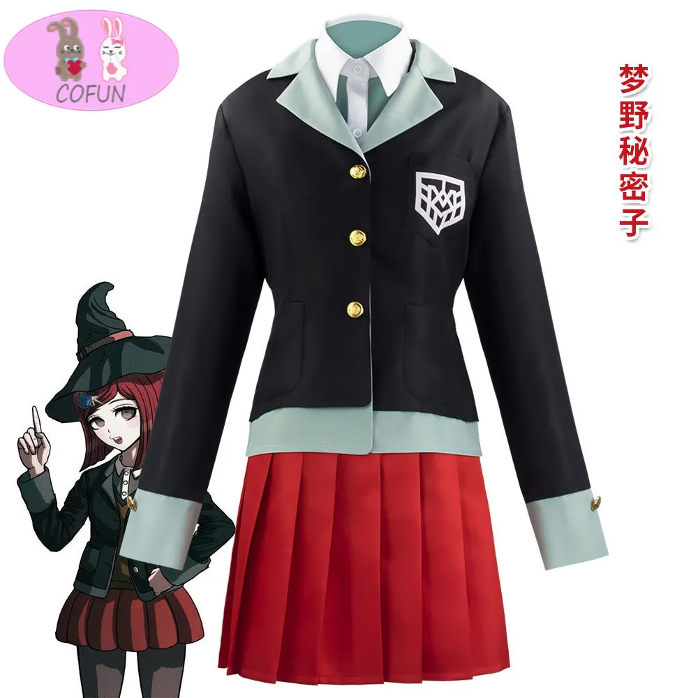 

Косплей-костюм для женщин COFUN, аниме-игры Danganronpa V3: убийство гармонии, юмено химико, костюм для вечеринки на Хэллоуин
