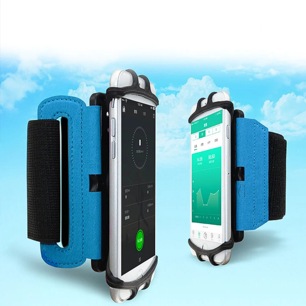 1 шт. вращающаяся повязка на руку для телефона открытом воздухе сумки фитнеса и