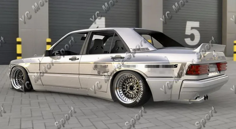 Распродажа автомобильных аксессуаров из стекловолокна RB PD Style Wide Body Kit подходящий