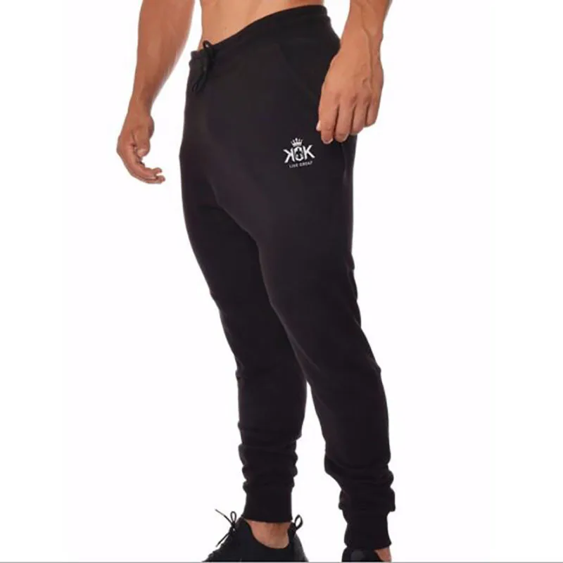 

2021 Fashion Men Gyms Pants Joggers Fitness Casual Long Pants Men Workout Skinny Sweatpants Jogger Tracksuit Cotton Trousers