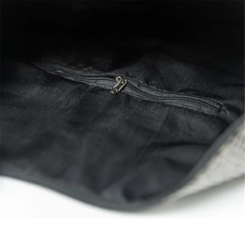 

Fashion Newspaper Printing Canvas Ladies Handbags Large Literature and Art Shoulder Bags Tie Strap Crossbody Women Bag Sac Bolsa