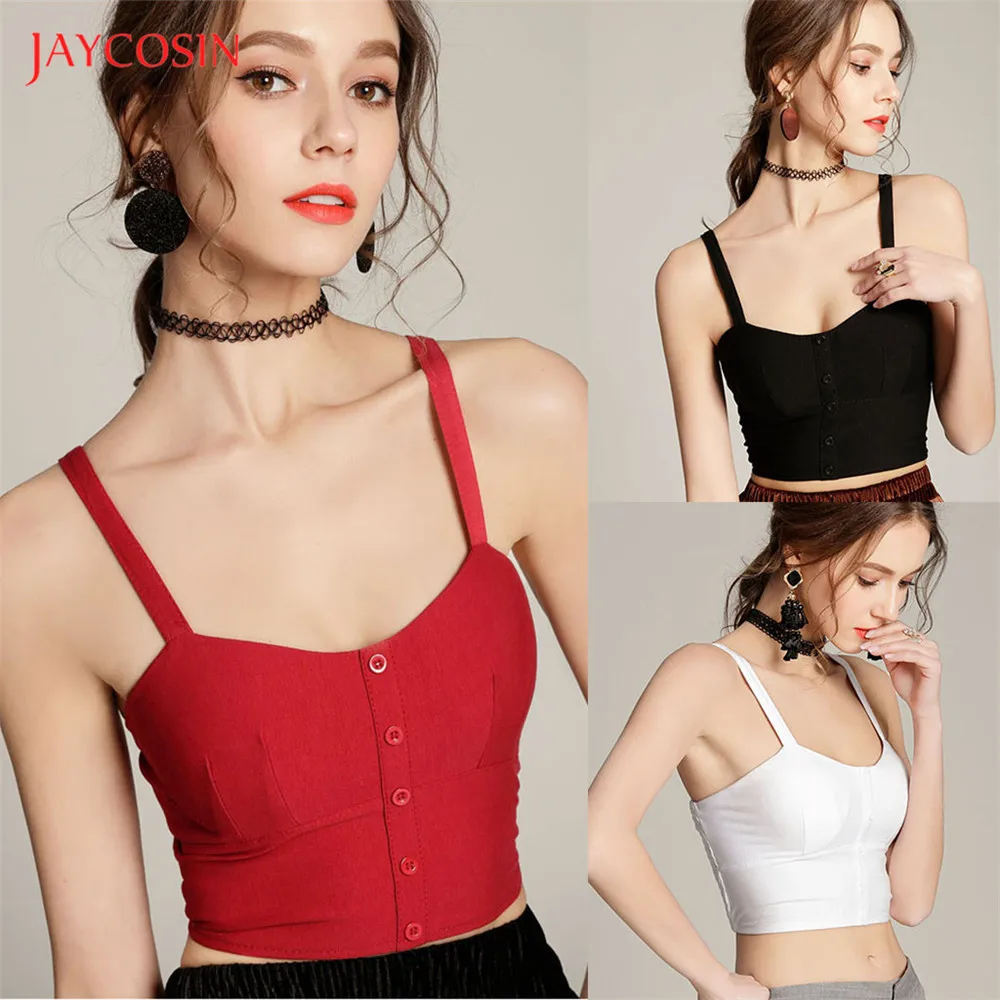 Женские модные однотонные Топы Jaycosin новинка 2020 Короткие пупочные топы с высокой