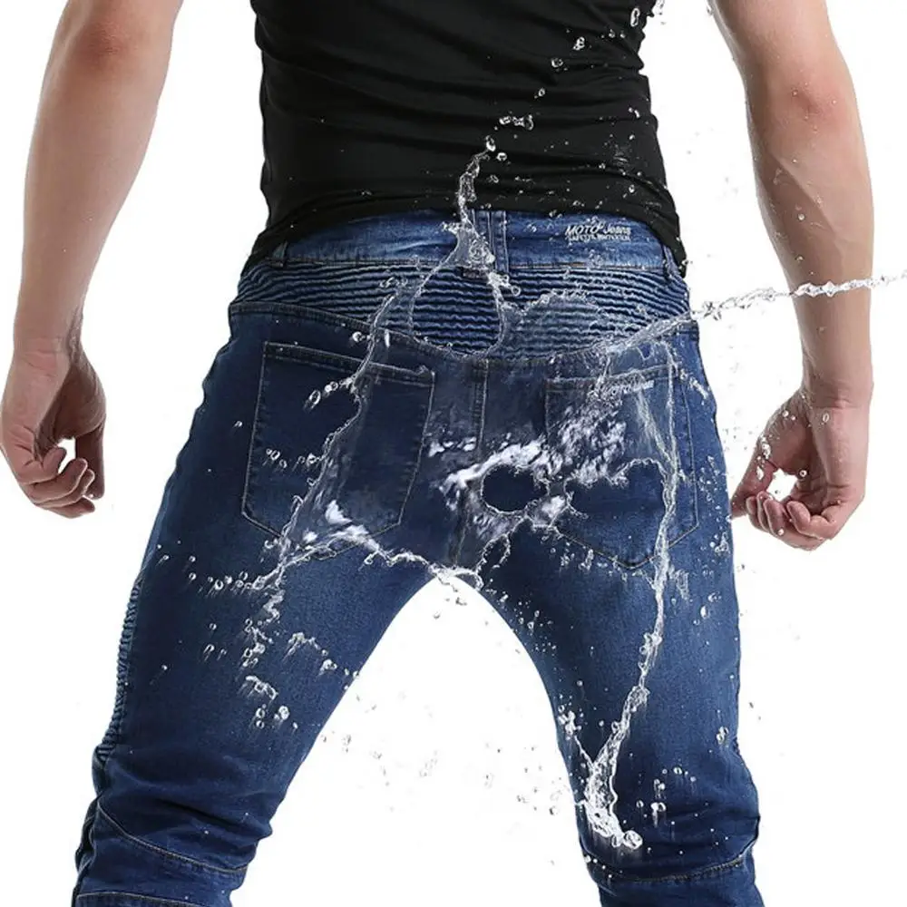 Новые водонепроницаемые ветрозащитные байкерские джинсы для мужчин и женщин