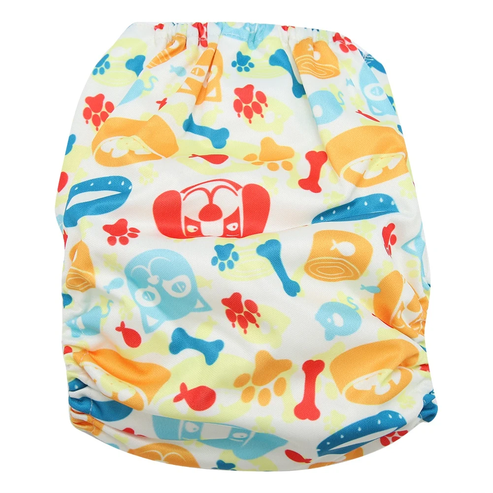 Детские подгузники для плавания водонепроницаемые регулируемые тканевые в